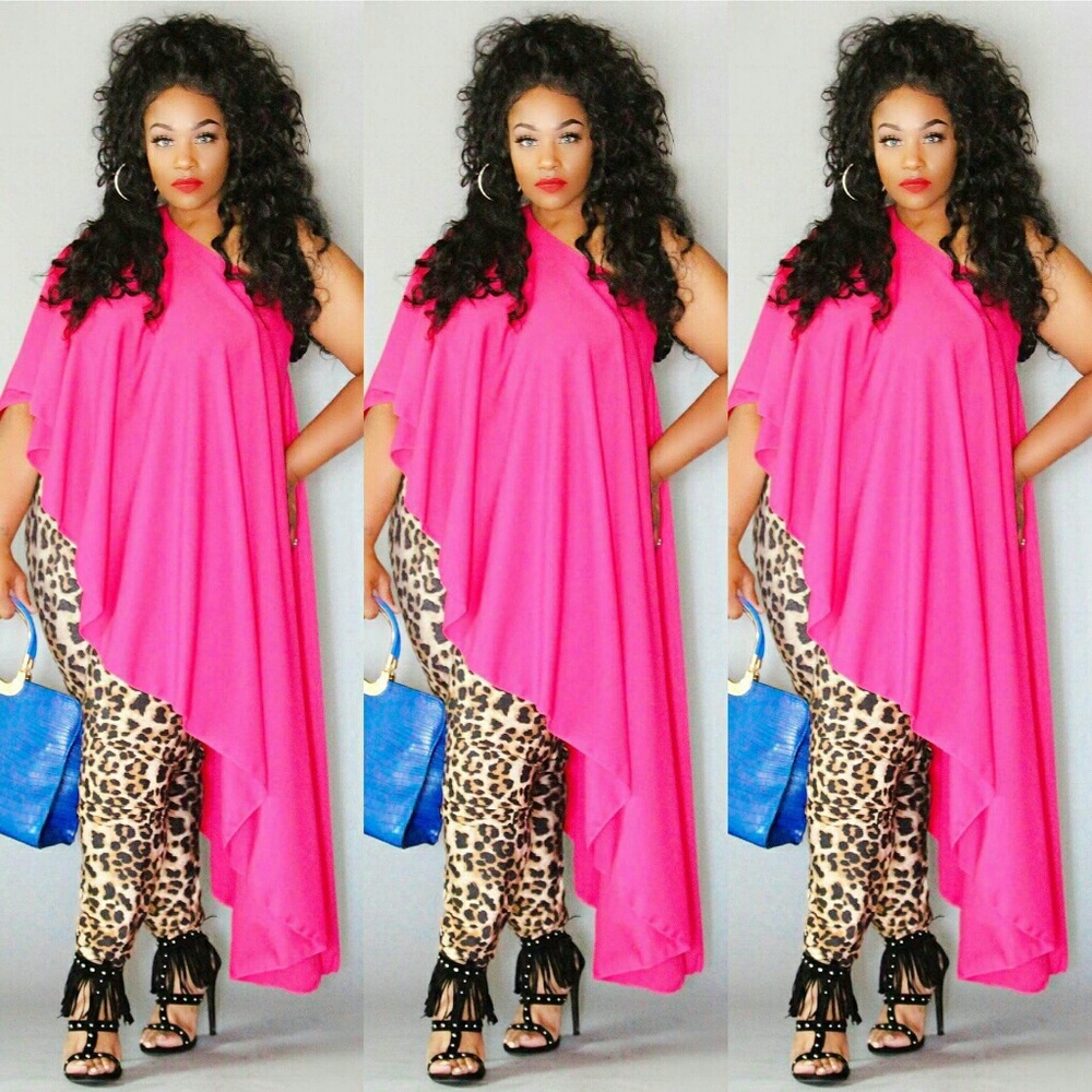 Asym Blouse/Cape